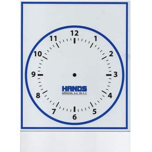 Reloj de estireno números arábigos y romanos